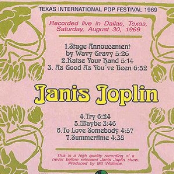 Album Texas International Pop Festival de Janis Joplin